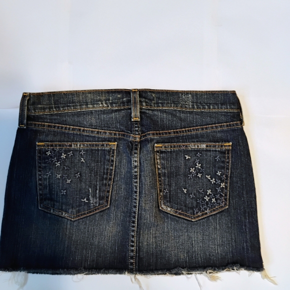 Old Navy Blue and Gold Mini Skirt Casual - Picture 2 of 2